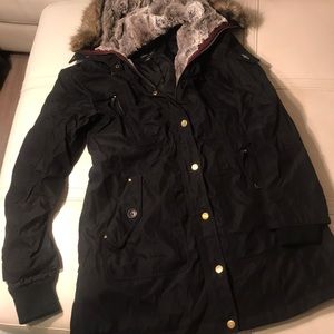 1 Madison Expedition Faux-Fur Parka Coat Jacket